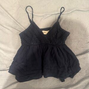 Hollister Black Lace Camisole Top